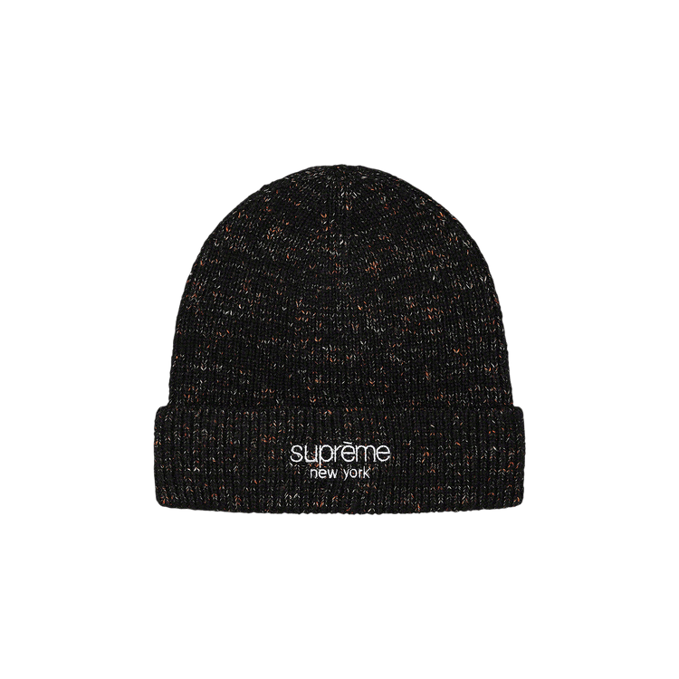 Supreme Rainbow Speckle Beanie 'Black'