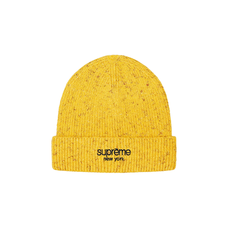 Supreme Rainbow Speckle Beanie 'Yellow'