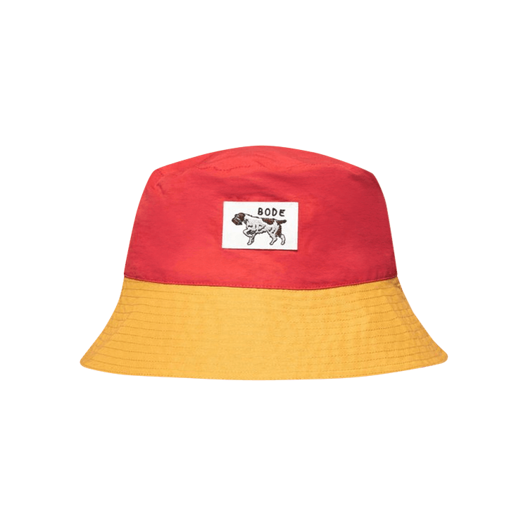 Bode Monday Bucket Hat 'Red/Yellow'
