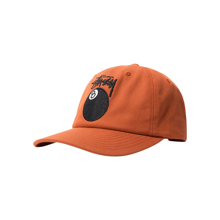 Stussy Stock 8 Ball Low Pro Cap 'Rust'