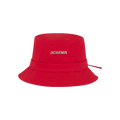 Jacquemus Le Bob Gadjo Canvas Bucket Hat 'Red'