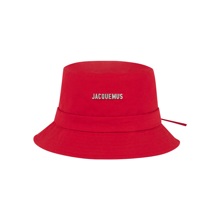 Jacquemus Le Bob Gadjo Canvas Bucket Hat 'Red'