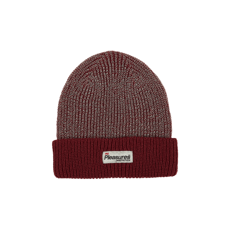 Pleasures Innovation Reflective Beanie 'Burgundy'