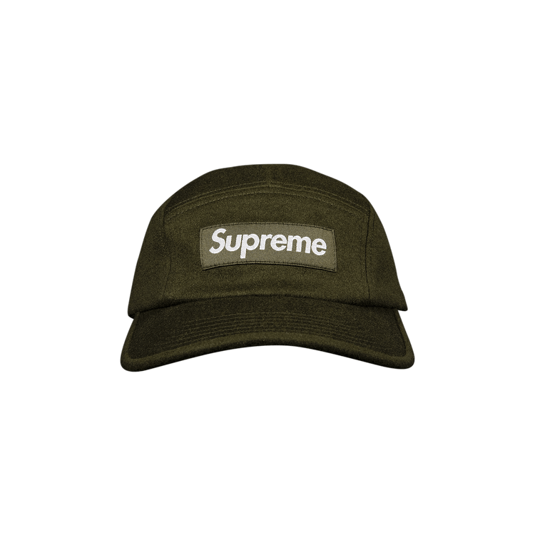 Supreme Wool Camp Cap 'Olive'