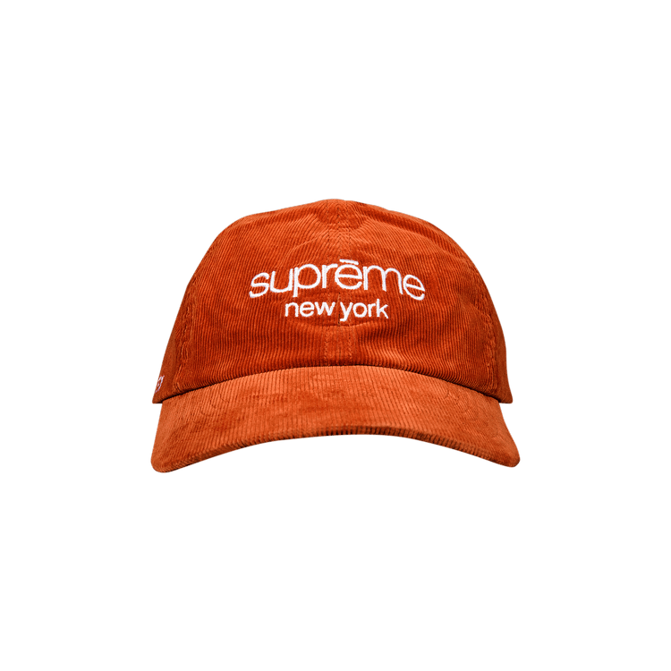 Supreme GORE-TEX Corduroy Classic Logo 6-Panel 'Rust'