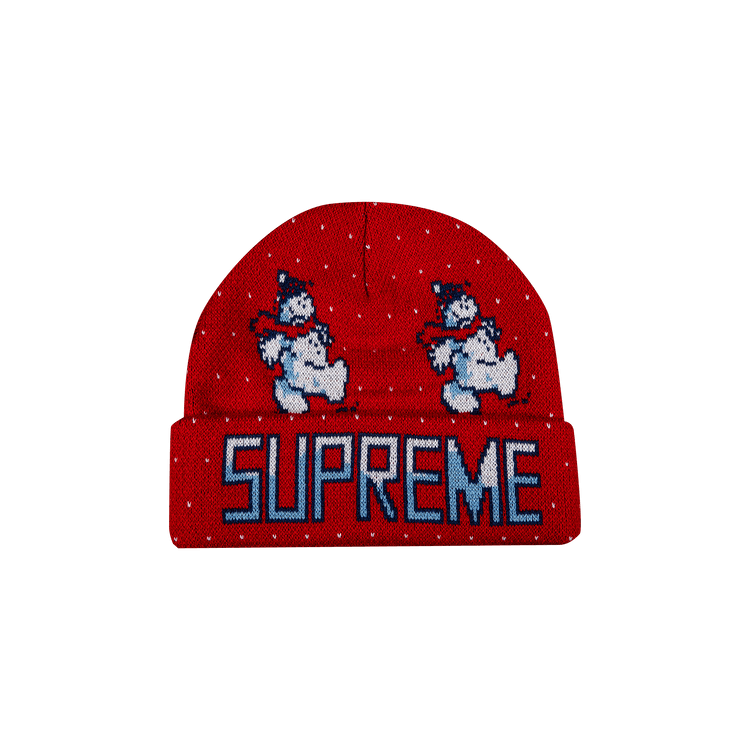 Supreme Snowman Beanie 'Red'