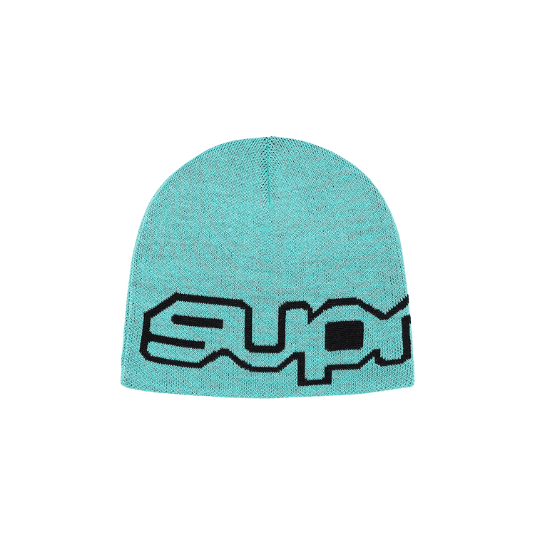 Supreme Wrap Logo Beanie 'Turquoise'