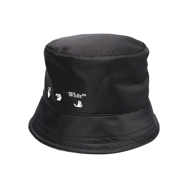 Off-White Nylon Regular Bucket Hat 'Black/White'