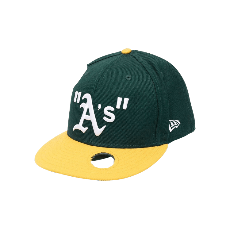 Off-White x MLB Oakland Athletics Cap 'Green/Yellow'