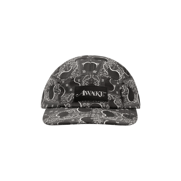 Awake NY Big Paisley 5 Panel Cap 'Black'