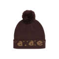 Awake NY Block Out Logo Beanie 'Brown'