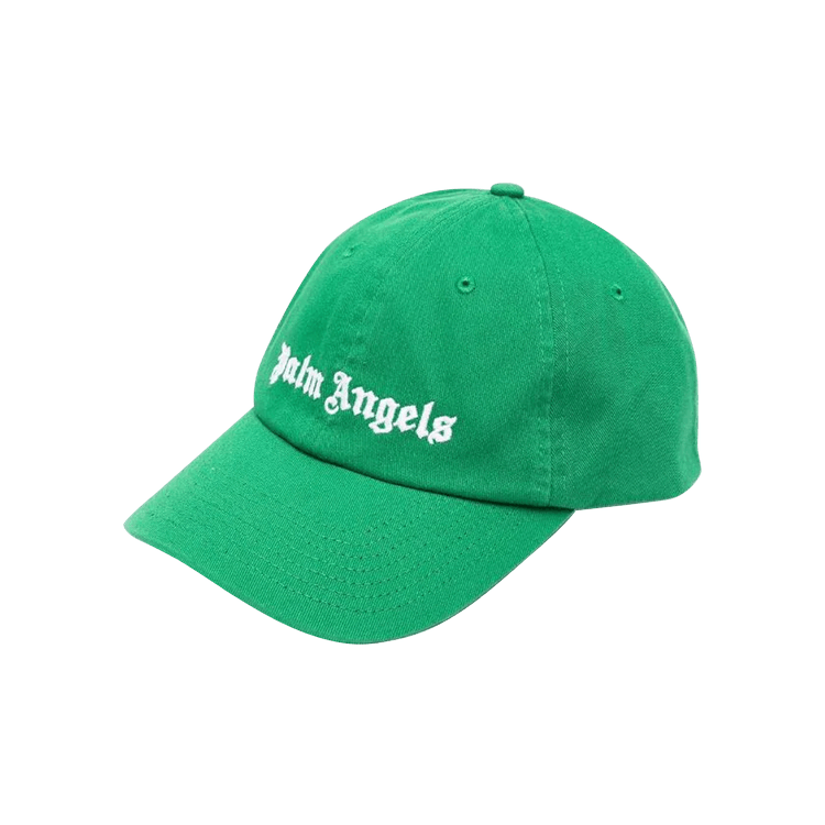 Palm Angels PA Classic Logo Cap 'Green/White'