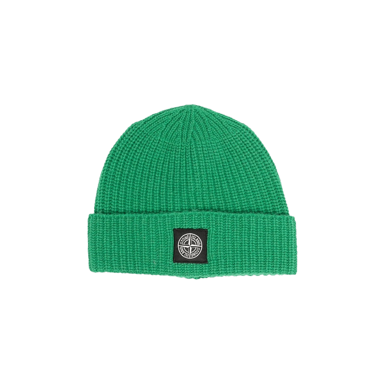 Stone Island Logo Patch Beanie 'Green'