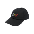 Off-White Embroidered Canvas Baseball Cap 'Black/Multicolor'