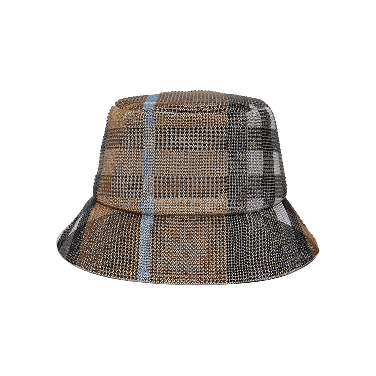 Burberry Check Print Bucket Hat 'Dusty Sand'