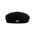 Marine Serre Moon Classic French Beret 'Black'