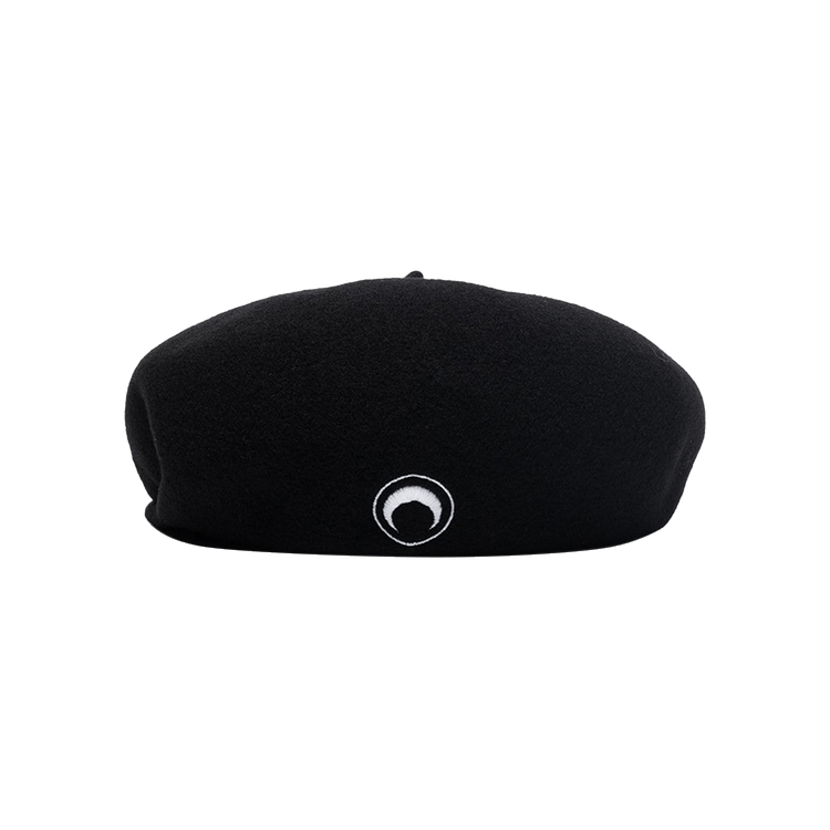 Marine Serre Moon Classic French Beret 'Black'