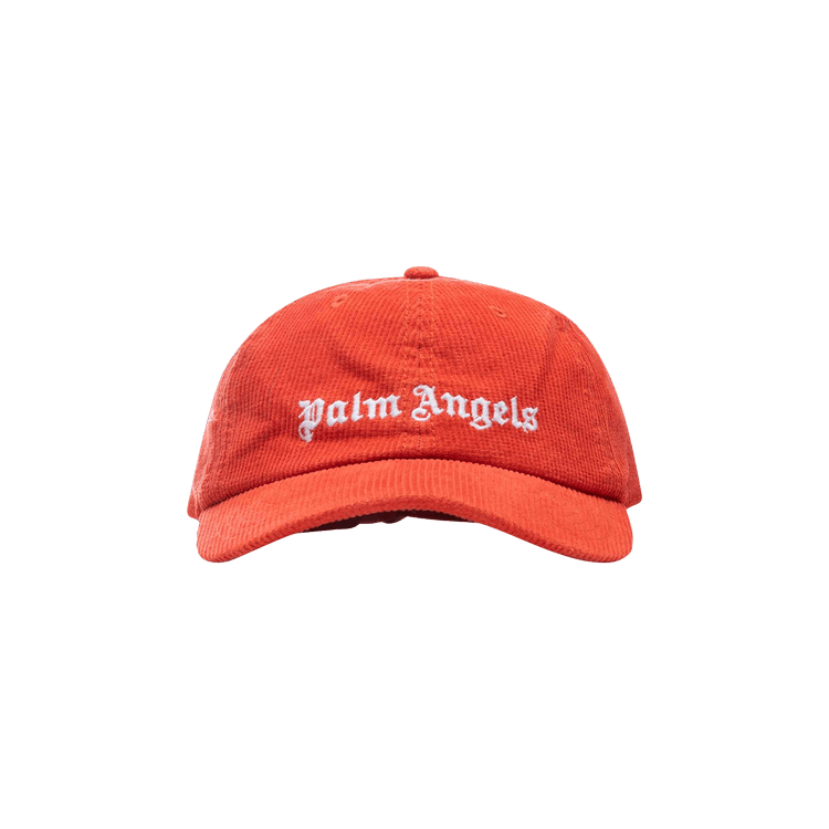 Palm Angels Corduroy Logo Cap 'Red'