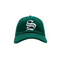 Sporty & Rich English Logo Hat 'Forest'