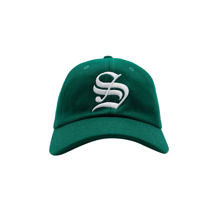 Sporty & Rich English Logo Hat 'Forest'