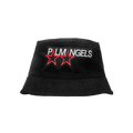 Palm Angels Racing Star Bucket Hat 'Black/White'