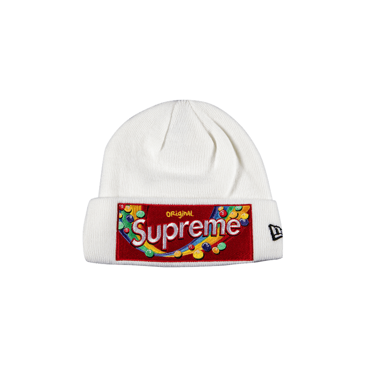 Supreme x Skittles x New Era Beanie 'White'