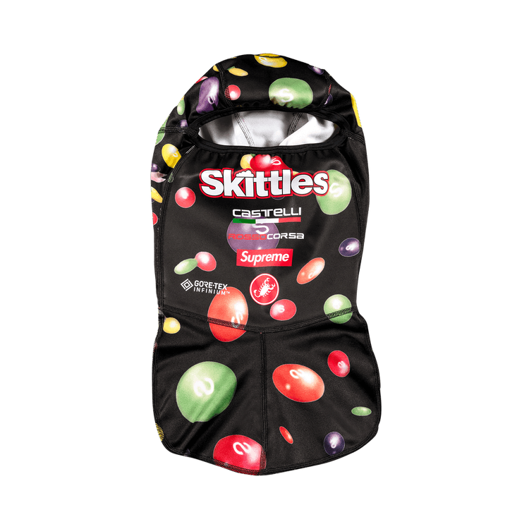 Supreme x Skittles x Castelli Balaclava 'Black'