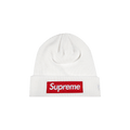 Supreme x New Era Box Logo Beanie 'White'
