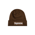 Supreme x New Era Box Logo Beanie 'Dark Brown'