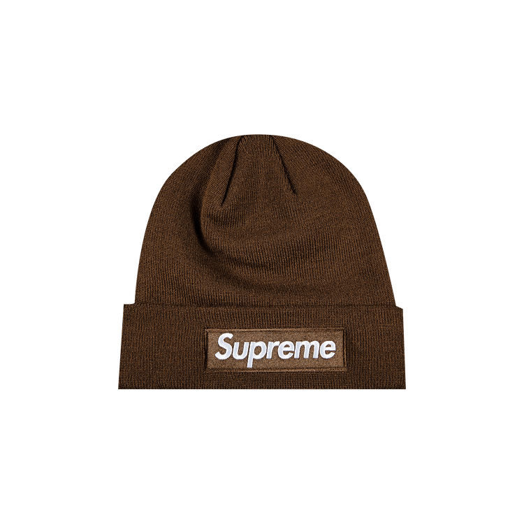 Supreme x New Era Box Logo Beanie 'Dark Brown'