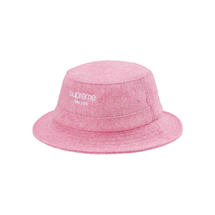 Supreme Harris Tweed Classic Logo Crusher 'Pink'