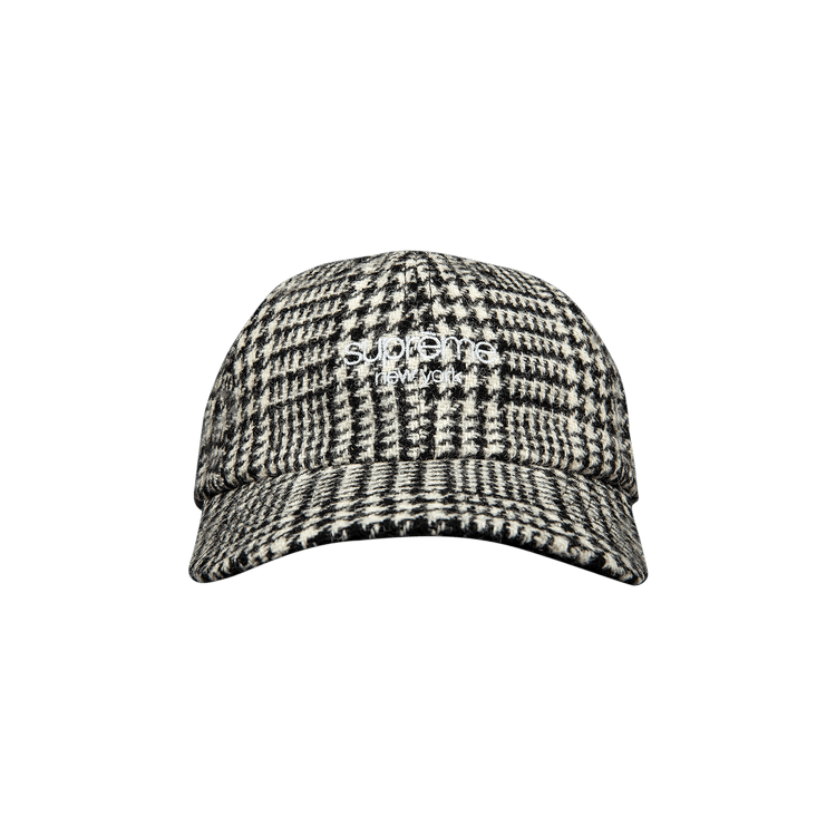 Supreme Harris Tweed Classic Logo 6-Panel 'Black Multi'