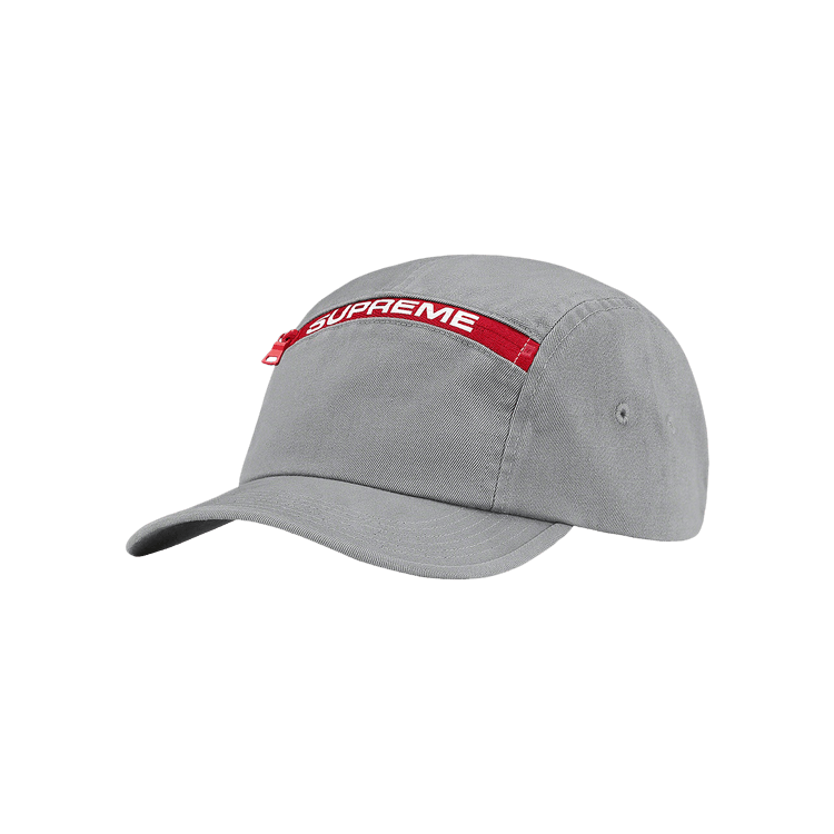 Supreme Top Zip Camp Cap 'Grey'
