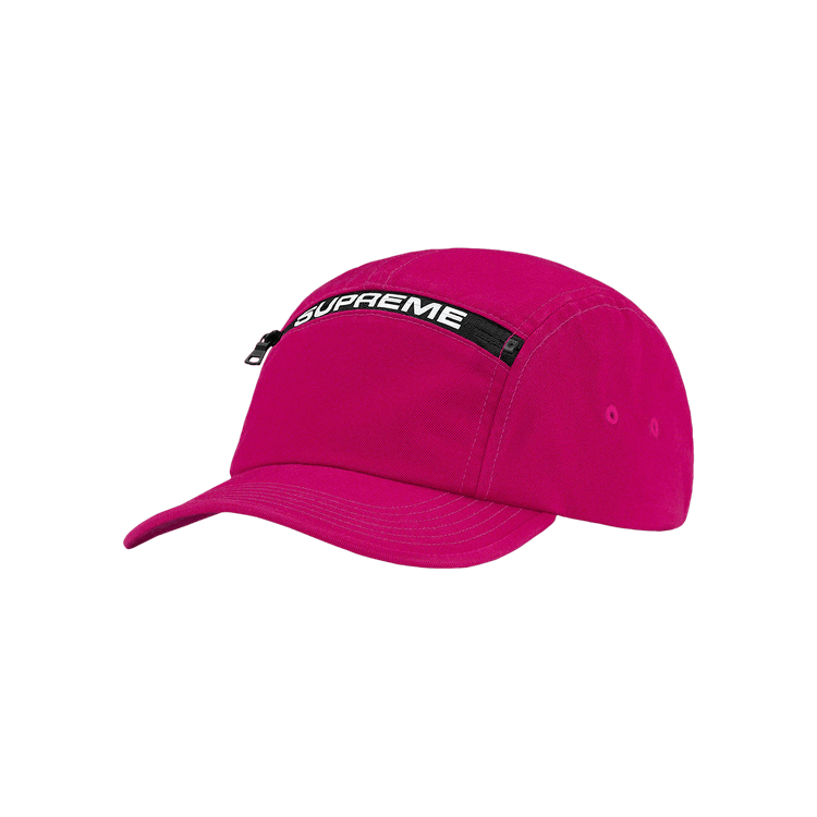 Supreme Top Zip Camp Cap 'Magenta'
