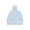 Supreme Banner Beanie 'Light Blue'