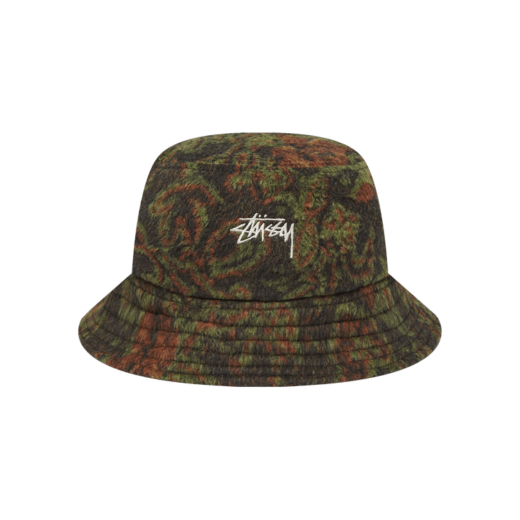 Stussy Psychedelic Deep Bucket Hat 'Green'