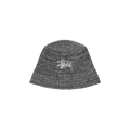 Stussy Mixed Yarn Knit Bucket Hat 'Black'