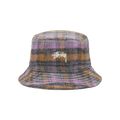 Stussy Brushed Plaid Bucket Hat 'Purple'