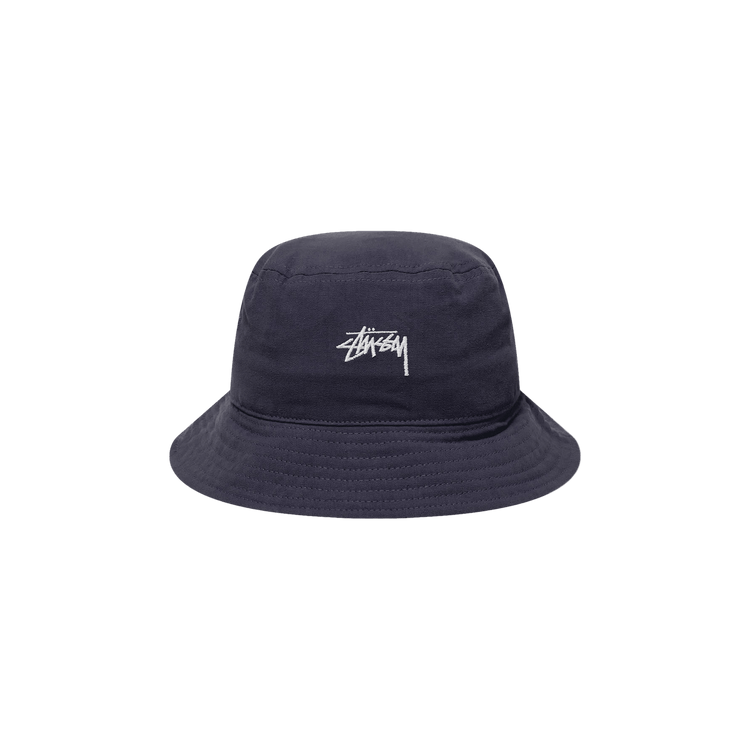 Stussy Basic Logo Bucket 'Navy'