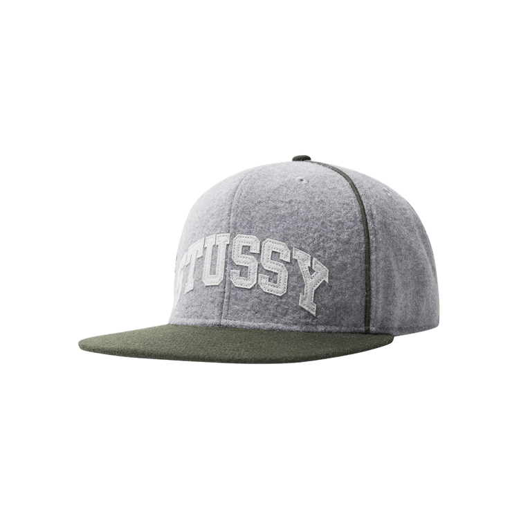Stussy Melton Piped Arch Cap 'Heather Grey'