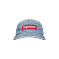 Supreme Circles Jacquard Denim Camp Cap 'Blue'