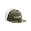 Supreme x New Era Earflap Box Logo 'Olive'