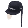 Supreme x New Era Earflap Box Logo 'Navy'