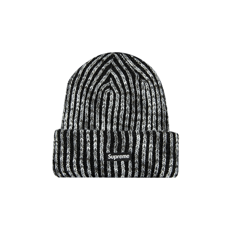 Supreme Rainbow Knit Loose Gauge Beanie 'Black'