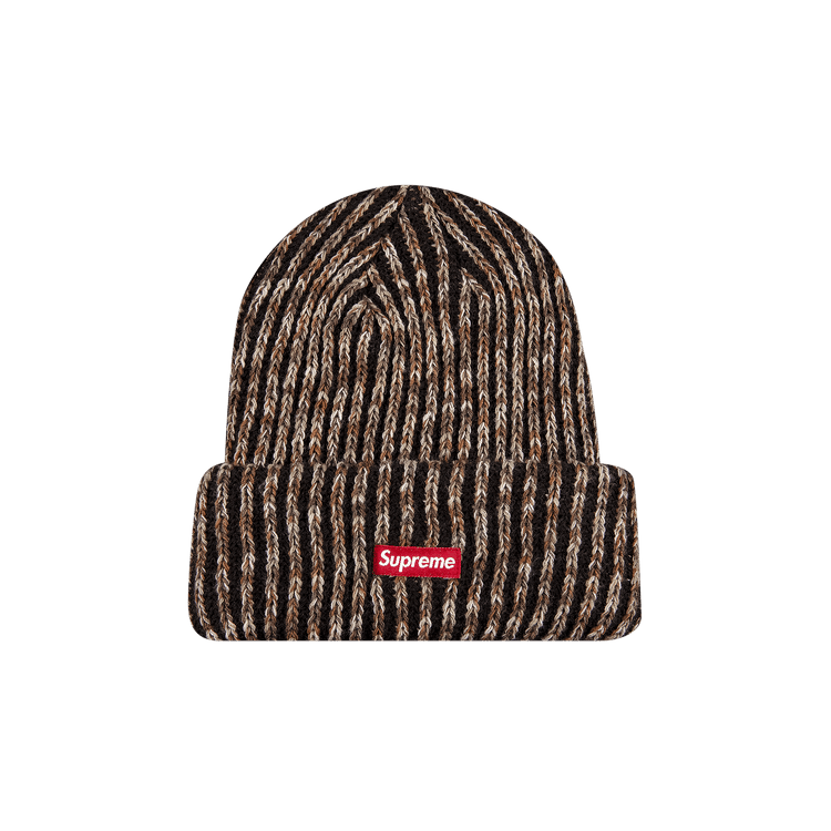 Supreme Rainbow Knit Loose Gauge Beanie 'Dark Brown'
