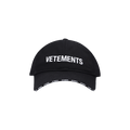 Vetements Iconic Logo Cap 'Black/White'