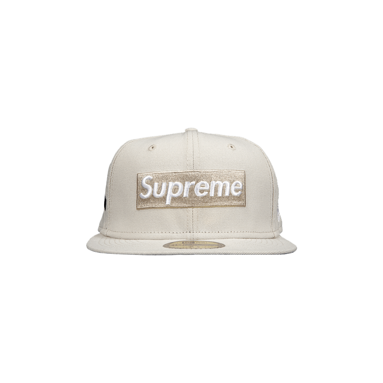 Supreme x New York Yankees Box Logo New Era 'Tan'