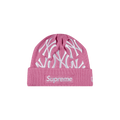 Supreme x New York Yankees x New Era Box Logo Beanie 'Pink'