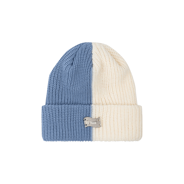 Dime Split Beanie 'Blue/White'