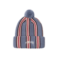 Stussy Striped Pom Beanie 'Blue'